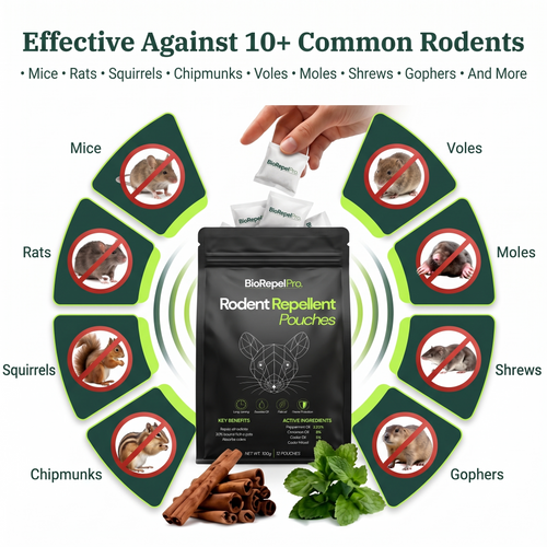 Bio Repel Pro - Rodent Repellent Pouches